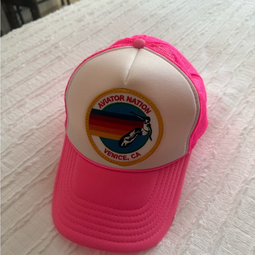 Aviator Nation Bright Pink Hat